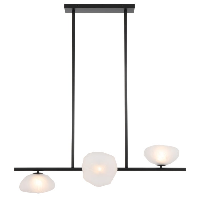 Zecca 3 light horizontal pendant - Image 3