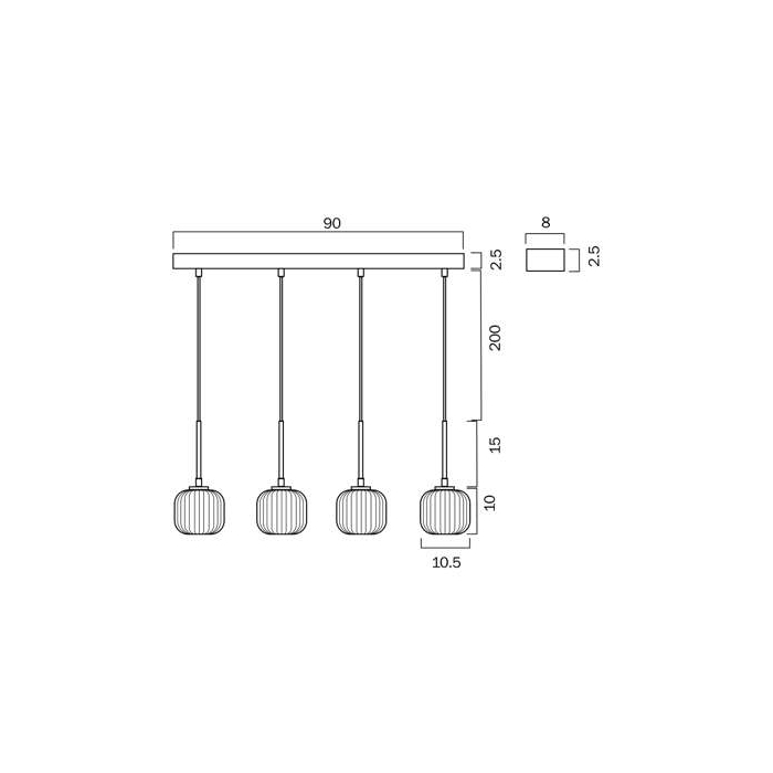 Bobo 4 pendant - Image 6