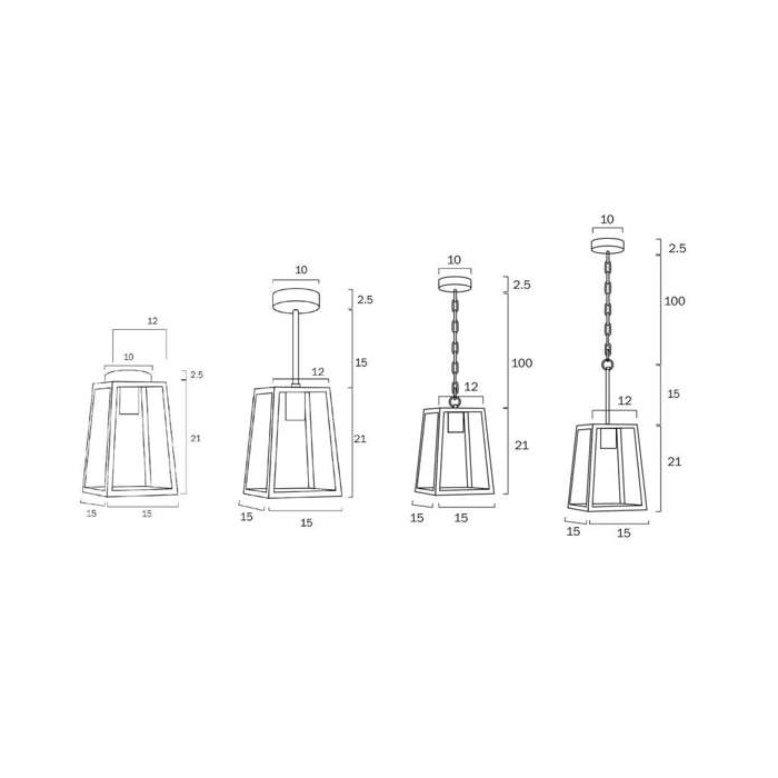 Cantena 15 pendant - Image 6