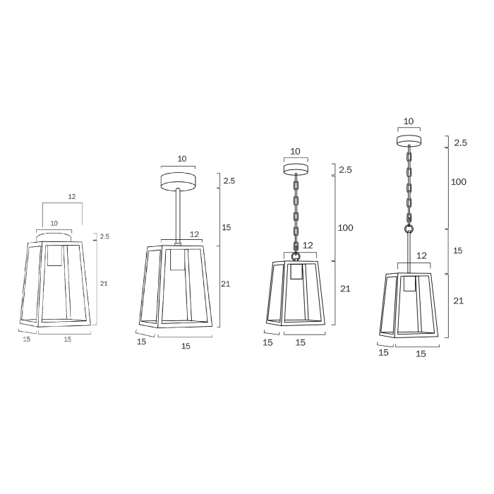 Cantena 15 pendant - Image 4