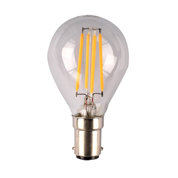 Fancy round clear dimmable lfr d c 4w