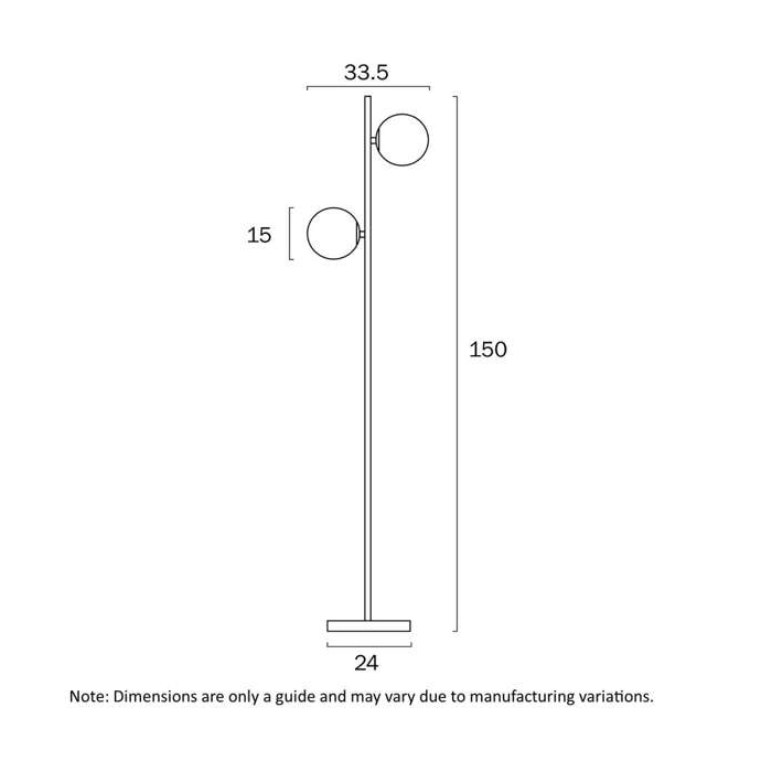 Figaro 2 lights floor lamp - Image 2