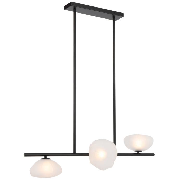 Zecca 3 light horizontal pendant - Image 4