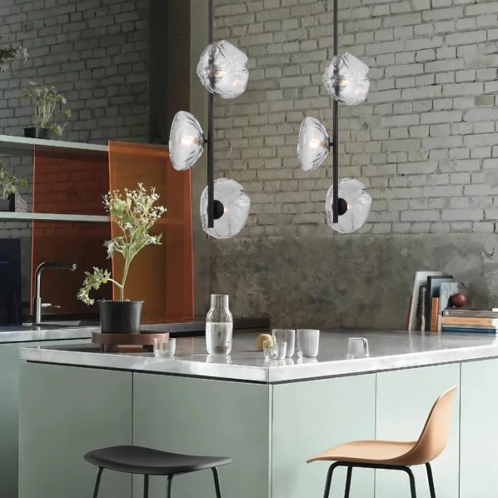 Zecca 3 light vertical pendant - Image 5