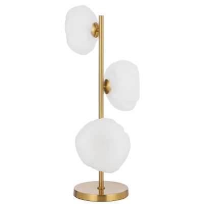 Brass and Glass table lamp