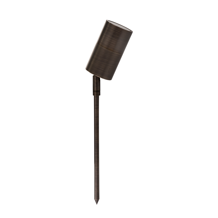 HV1426NW-AB - Mini Tivah Antique Brass 3w MR11 Garden Spike Light