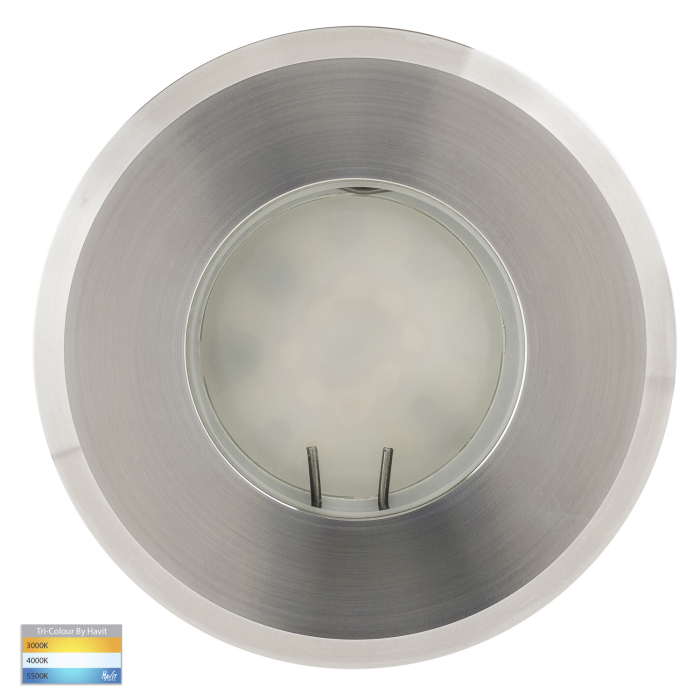 HV19042T-SS316 - Ollo316 Stainless Steel TRI Colour LED Step Or Inground Light