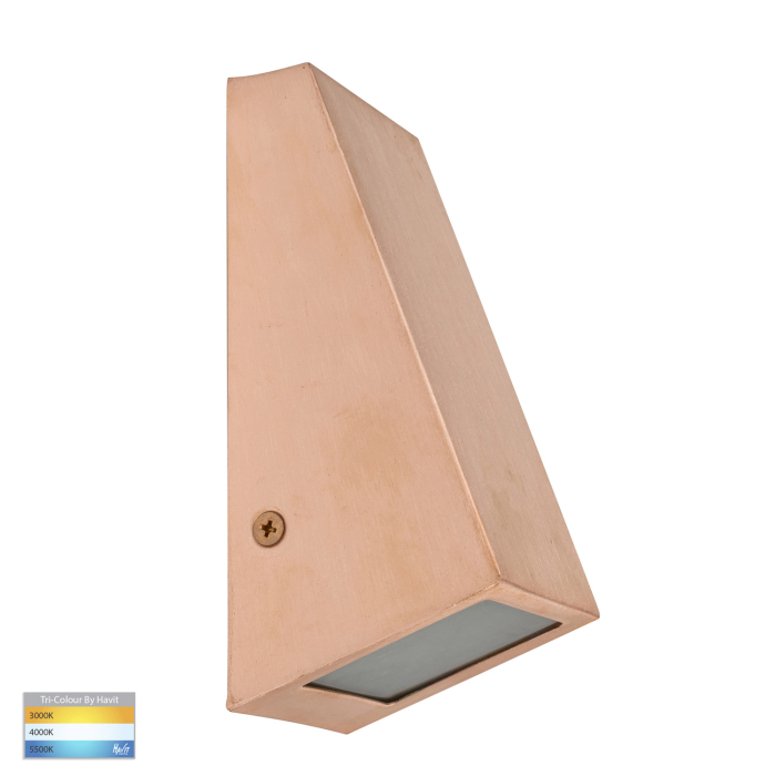 HV3602T-CP - Taper TRI Colour LED Wedge Wall Light