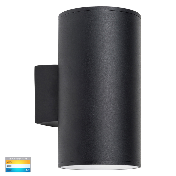 HV3629T-BLK - Poter Large Black And White Up & Down LED Wall Light