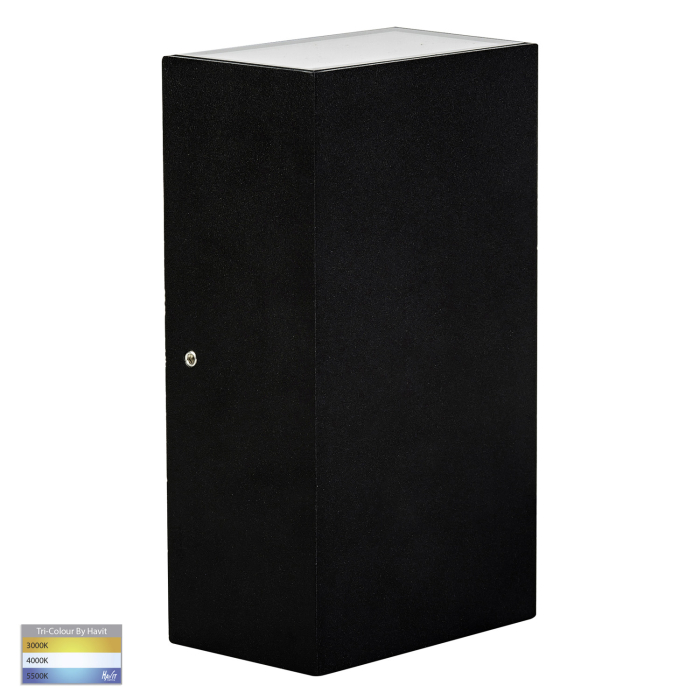 HV3634T-BLK - Platz Black  Up & Down LED Wall Light