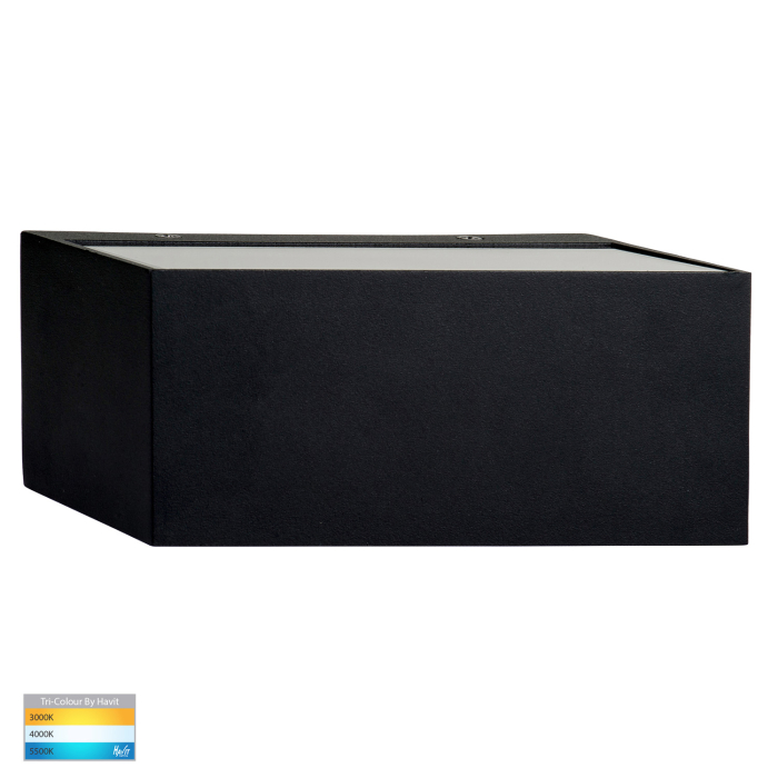 HV3637T-BLK - Nikki Black Up & Down LED Wall Light
