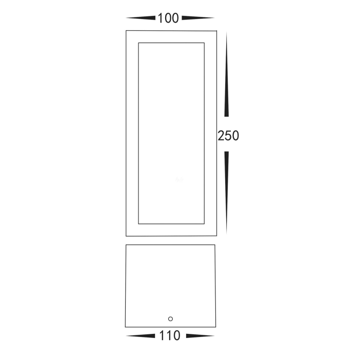 HV3669T-WHT - Jasper White LED Wall Light - Image 2