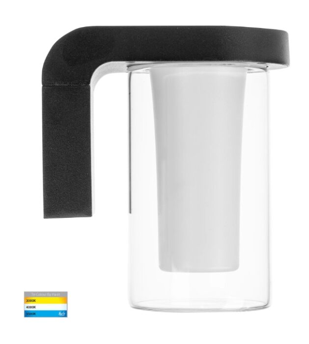 HV3691T-BLK-240V - Otaner Black LED Wall Light - Image 2