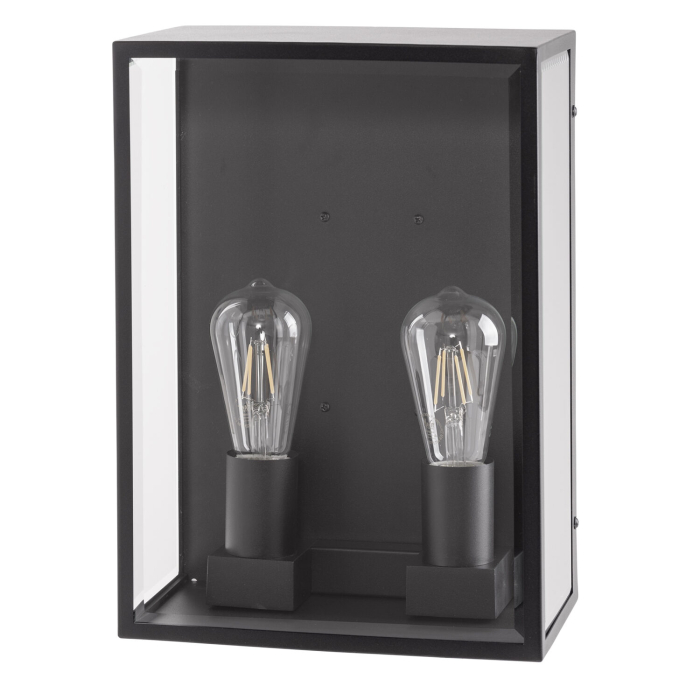 HV36592W-BLK - Bayside Black 2 Light Wall Light